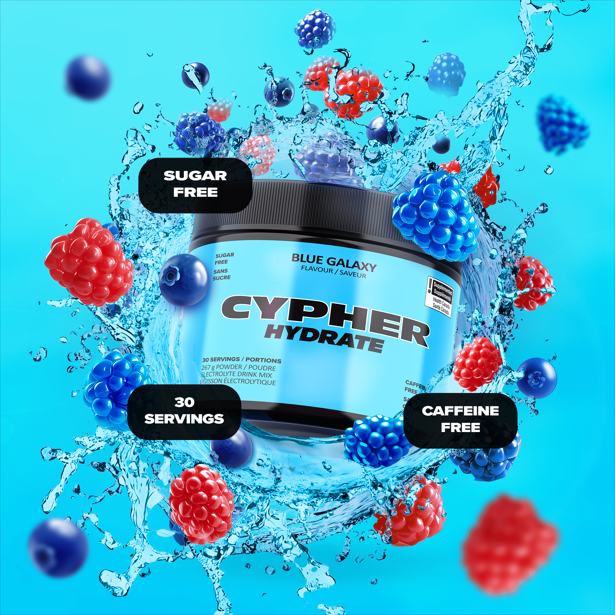 CYPHER Hydrate - 4-in-1 Electrolyte Drink Mix